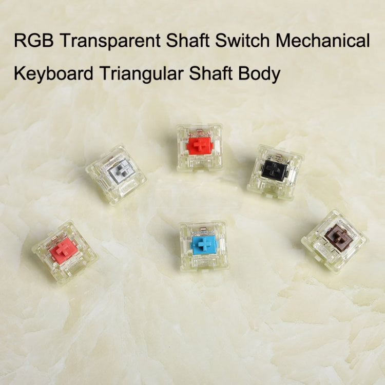 10PCS Cherry MX RGB Transparent Shaft Switch Mechanical Keyboard Triangular Shaft Body, Color: Green Shaft - Other by CHERRY | Online Shopping UK | buy2fix