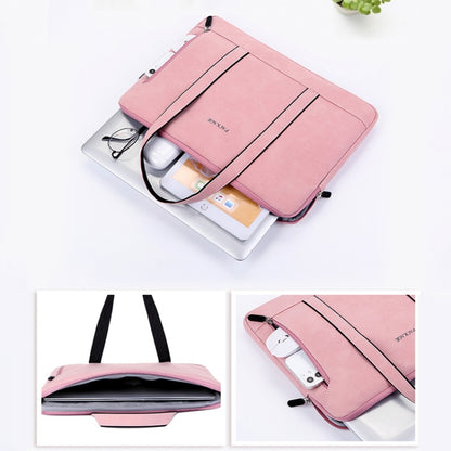 Q5 PU Waterproof and Wear-resistant Laptop Liner Bag, Size: 14 / 14.6 inch(Pink) - 14.1 inch by buy2fix | Online Shopping UK | buy2fix