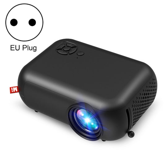 A10 480x360 Pixel Projector Support 1080P Projector ,Style: Same-screen Black (EU Plug) - Consumer Electronics by buy2fix | Online Shopping UK | buy2fix