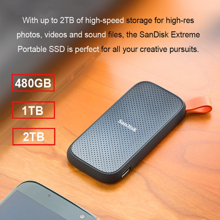 SanDisk E30 High Speed Compact USB3.2 Mobile SSD Solid State Drive, Capacity: 2TB - Computer & Networking by SanDisk | Online Shopping UK | buy2fix