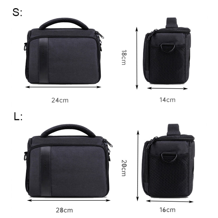 JRC MR70 SLR Single-shoulder Messenger Bag, Size: S(Black) - Camera Accessories by JRC | Online Shopping UK | buy2fix