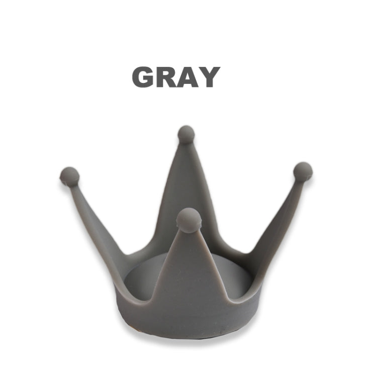 2PCS Motorcycle Crown Sucker Helmet Decoration(Gray) - In Car by buy2fix | Online Shopping UK | buy2fix