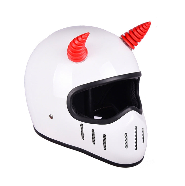 2PCS Motorcycle Horn Sucker Helmet Decoration(Black) - In Car by buy2fix | Online Shopping UK | buy2fix