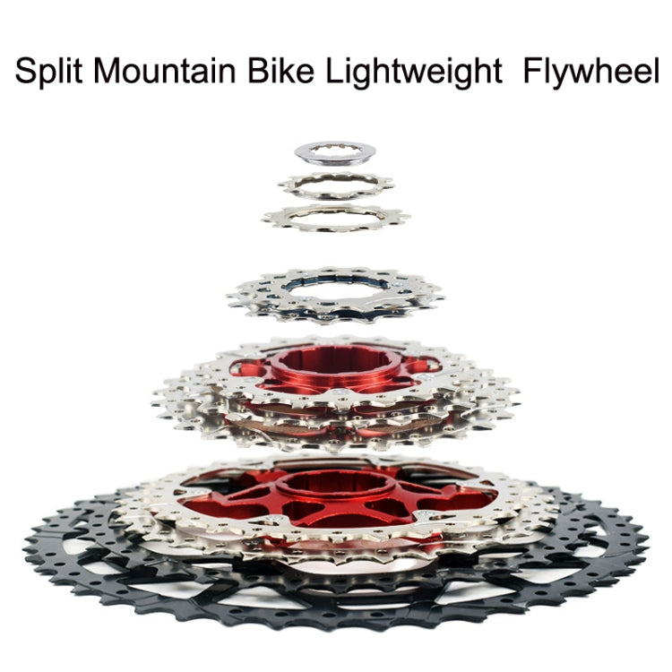 VG Sports Split Mountain Bike Lightweight Cassette Flywheel, Style: 12 Speed 52T (Black) - Outdoor & Sports by VG Sports | Online Shopping UK | buy2fix