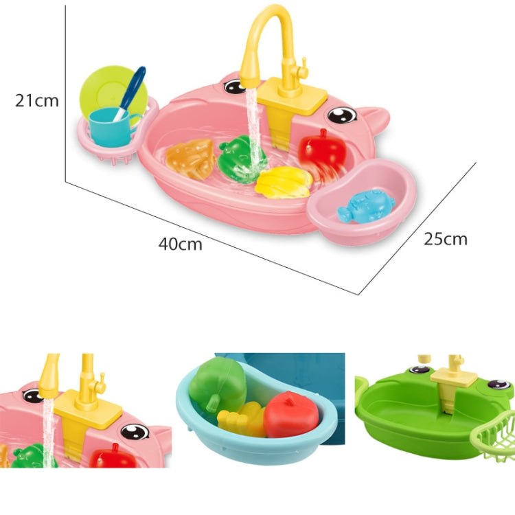 Children Kitchen Toys Electric Circulating Water Dishwasher, Color: Blue - Pretend Play Toys by buy2fix | Online Shopping UK | buy2fix