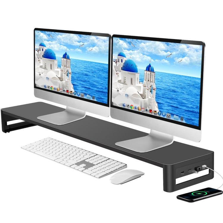 Vaydeer Multifunctional Desktop Widening Monitor Rack, Spec: Single-layer Type (USB 3.0+3xUSB 2.0) - Host Bracket by Vaydeer | Online Shopping UK | buy2fix