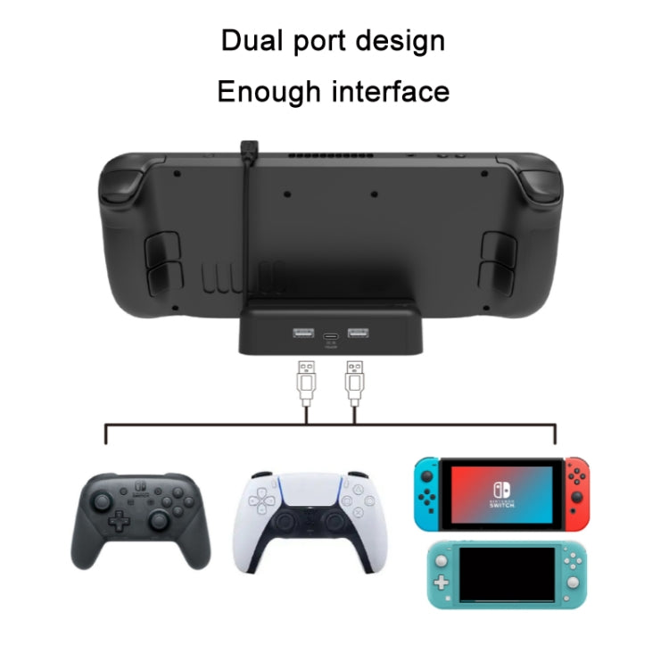 Game Console Charging Stand Dock For Steam Deck - Accessories by buy2fix | Online Shopping UK | buy2fix