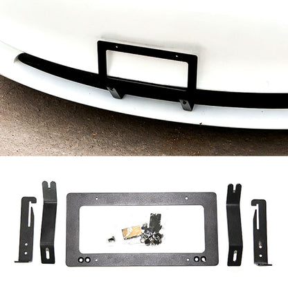 Punch-free Front License Plate Holder American License Plate Bracket(For Tesla Model 3) - In Car by buy2fix | Online Shopping UK | buy2fix