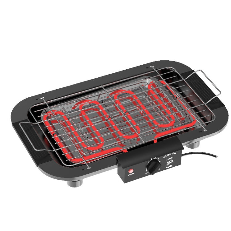 1800W Electric Grill Home BBQ Grill, EU Plug(Red) - Home & Garden by buy2fix | Online Shopping UK | buy2fix
