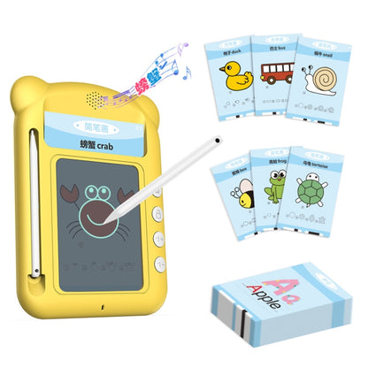 Children Stick Painting Voice Guidance Painting Version Card Machine(Yellow) - Drawing Toys by buy2fix | Online Shopping UK | buy2fix