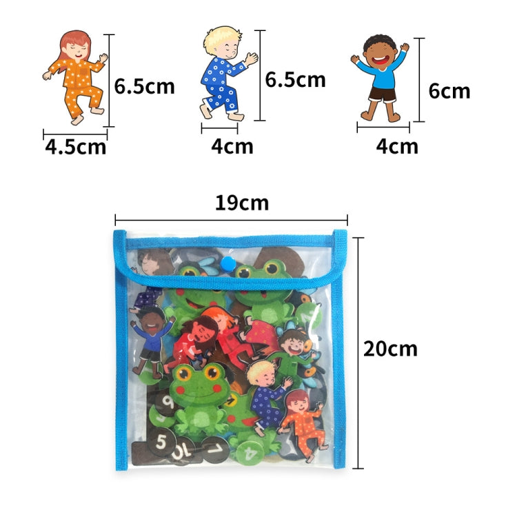 Storytelling Puppet Stickers English Enlightenment Early Education Picture Book Teaching Kids(Red) - Early Education Toys by buy2fix | Online Shopping UK | buy2fix
