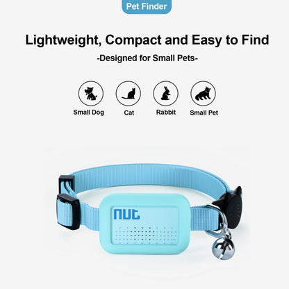 NUT Pet GPS Bluetooth Locator Anti-lost Collar Dog Cat Smart Positioning Tracker - Home & Garden by buy2fix | Online Shopping UK | buy2fix