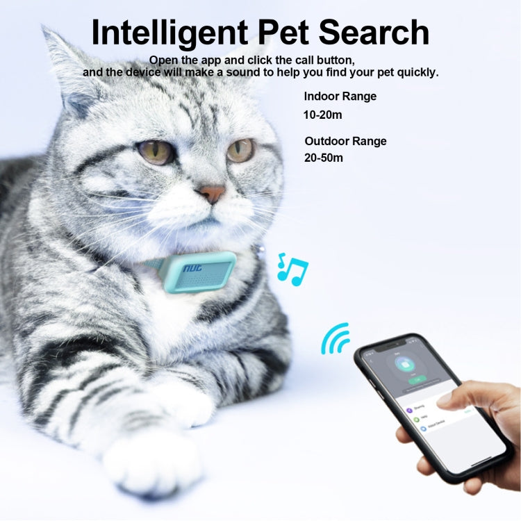 NUT Pet GPS Bluetooth Locator Anti-lost Collar Dog Cat Smart Positioning Tracker - Home & Garden by buy2fix | Online Shopping UK | buy2fix