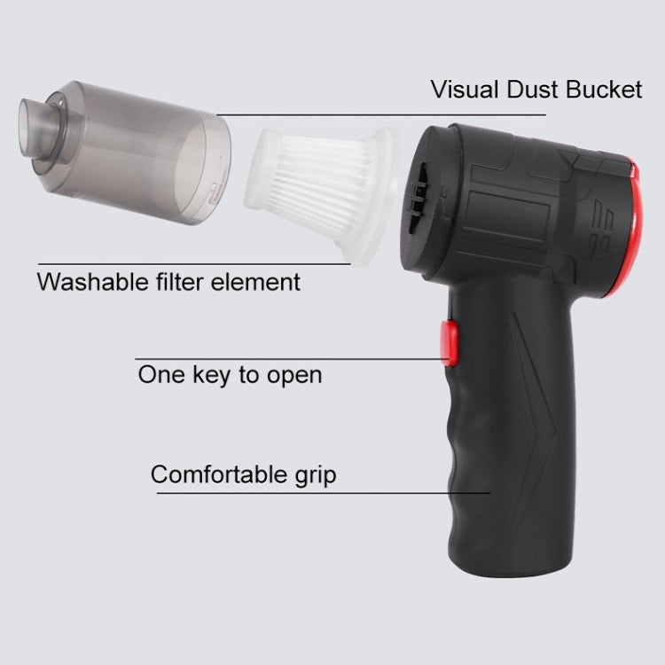 Car Wireless Blowing And Suction Dual-purpose Vacuum Cleaner Charging Model 8000pa - In Car by buy2fix | Online Shopping UK | buy2fix