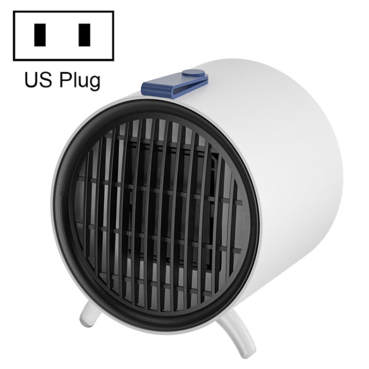 XY-610 Home Office Desk Mini Low Noise Heater Warm Air Machine, Plug Type: US Plug(White) - Consumer Electronics by buy2fix | Online Shopping UK | buy2fix