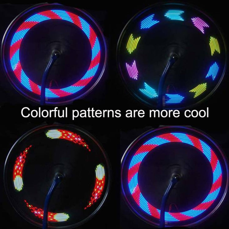 A02 Bike Double-Sided Hot Wheels Mountain Bike Steel Wire Colorful Spokes Lamp - Decorative Lights by buy2fix | Online Shopping UK | buy2fix