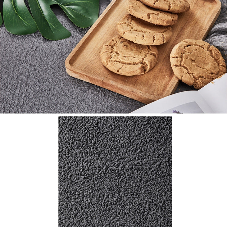 40x40CM Thick Sand Solid Color Background Plate Photo Photography Props(Dark Gray) - Camera Accessories by buy2fix | Online Shopping UK | buy2fix