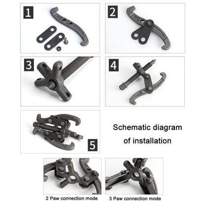 Bearing Removal Service Tool Multifunction Paddle Wheel, Size: 3 inch 75mm - In Car by buy2fix | Online Shopping UK | buy2fix