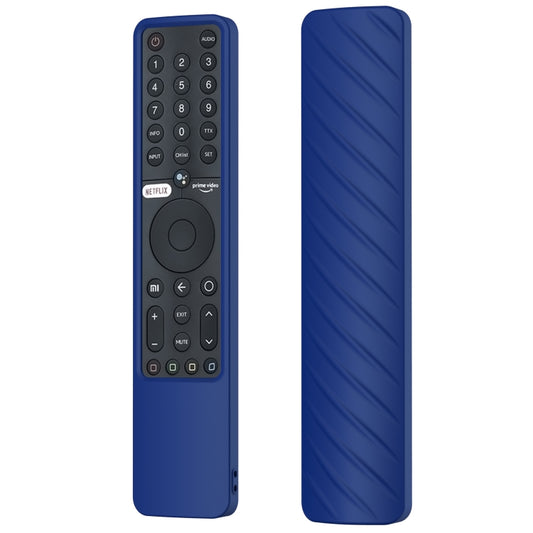 Suitable for Xiaomi P1 Remote Control Twill Washable Drop-proof Silicone Case(Blue) - Remote Control Covers by buy2fix | Online Shopping UK | buy2fix