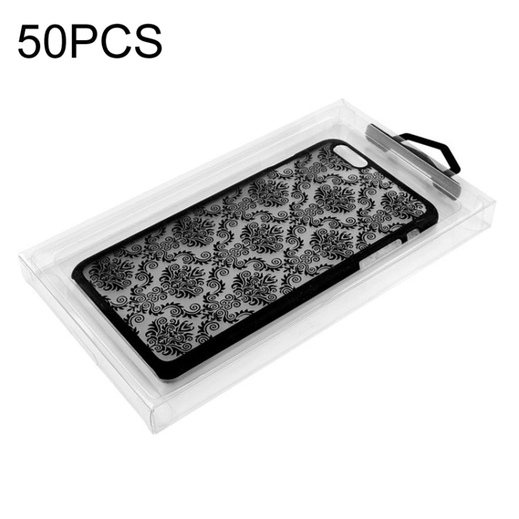 50 PCS  No Printing Full Transparent PVC Phone Case Packaging Box,Size: Large 5.8-6.7 Inch -  by buy2fix | Online Shopping UK | buy2fix