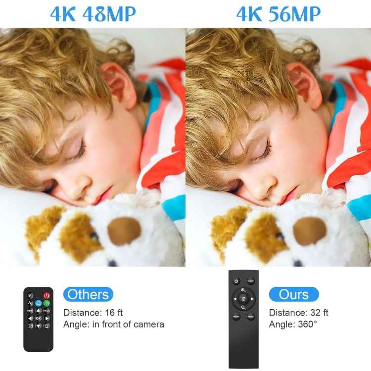 KOMERY  AF2 5600PX 18X Zoom 4K Digital Video Camera Black - Consumer Electronics by buy2fix | Online Shopping UK | buy2fix