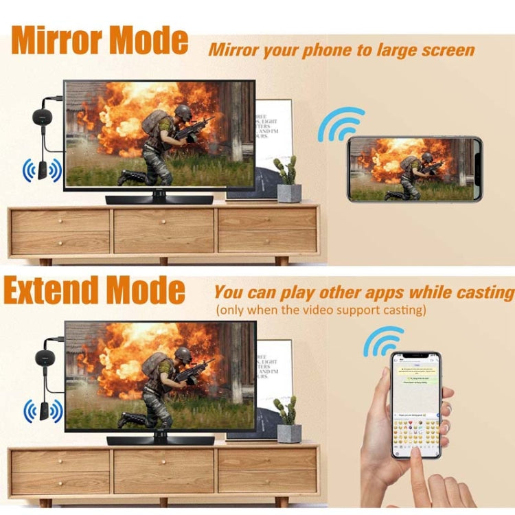 MiraScreen G26 Wireless HD Home TV Screen Projector, Specification: 2.4G+4K (White) - Consumer Electronics by MiraScreen | Online Shopping UK | buy2fix