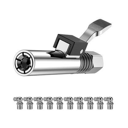 PC002 Lock Clamp Type High Pressure Grease Nozzle, Style: Butter Mouth+10 90 Degrees Heads - In Car by buy2fix | Online Shopping UK | buy2fix