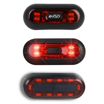 Motorbike Helmet Warning Light USB Rechargeable Waterproof Tail Light, Specification: 4 Beads B Model - In Car by buy2fix | Online Shopping UK | buy2fix