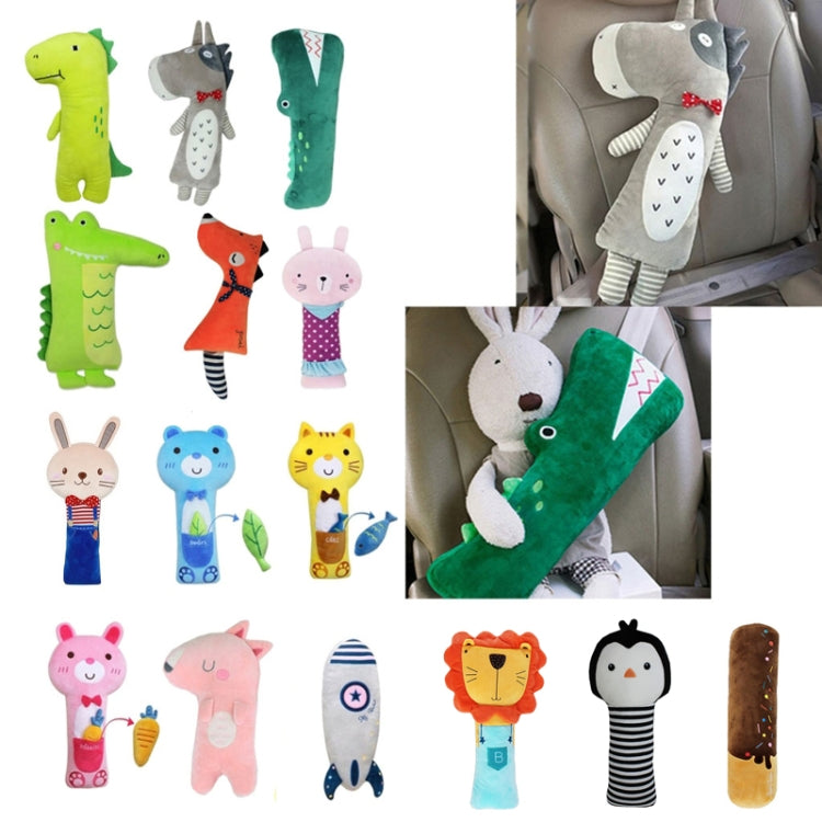 50cm Children Car Belt Cartoon Shoulder Protector Pillow(Pocket Rabbit) - In Car by buy2fix | Online Shopping UK | buy2fix