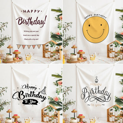 GT282 Birthday Background Cloth Party Scene Arranges Children Photos, Size: 150x200cm Velvet Cloth(20) - Camera Accessories by buy2fix | Online Shopping UK | buy2fix