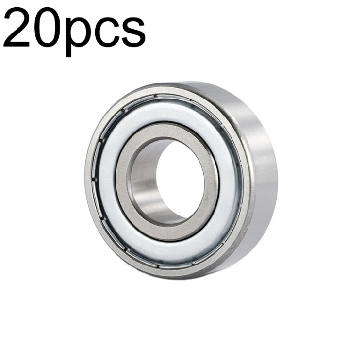 20pcs 12x32x10mm High-speed Silent Deep Groove Ball Miniature Bearings(6201zz) - Bearing by buy2fix | Online Shopping UK | buy2fix