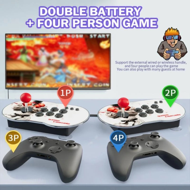 MANTE1 MT6 TV Console Game Joystick Turret HD 4K Game 64G Built-in 10000 Games+for PS1 Game - Pocket Console by MANTE1 | Online Shopping UK | buy2fix