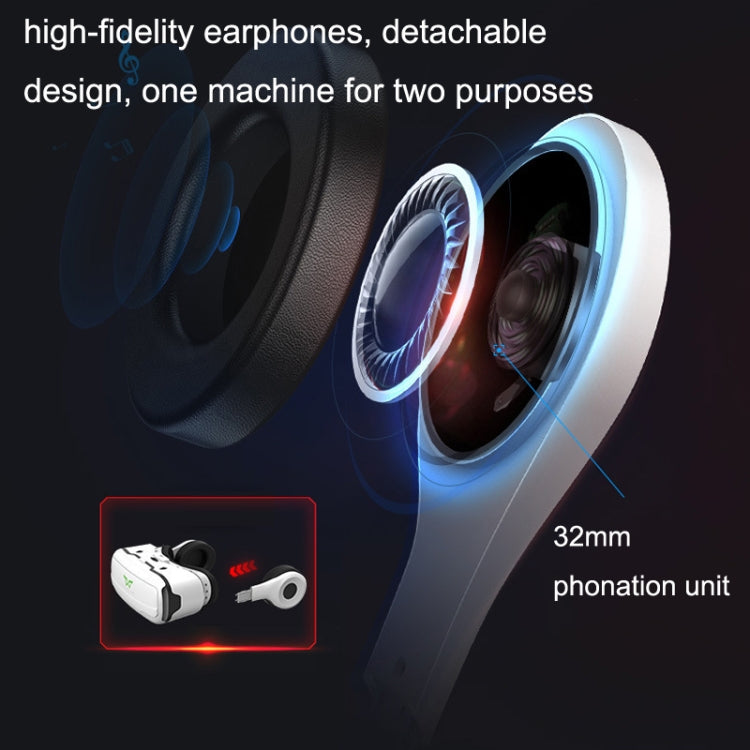 VR SHINECON G02EF+S9 Bluetooth Handle Mobile Phone 3D Virtual Reality VR Game Helmet Glasses With Headset - VR Headset by VR SHINECON | Online Shopping UK | buy2fix