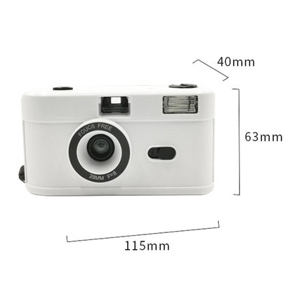 R2-FILM Retro Manual Reusable Film Camera for Children without Film(White+Purple) - Consumer Electronics by buy2fix | Online Shopping UK | buy2fix