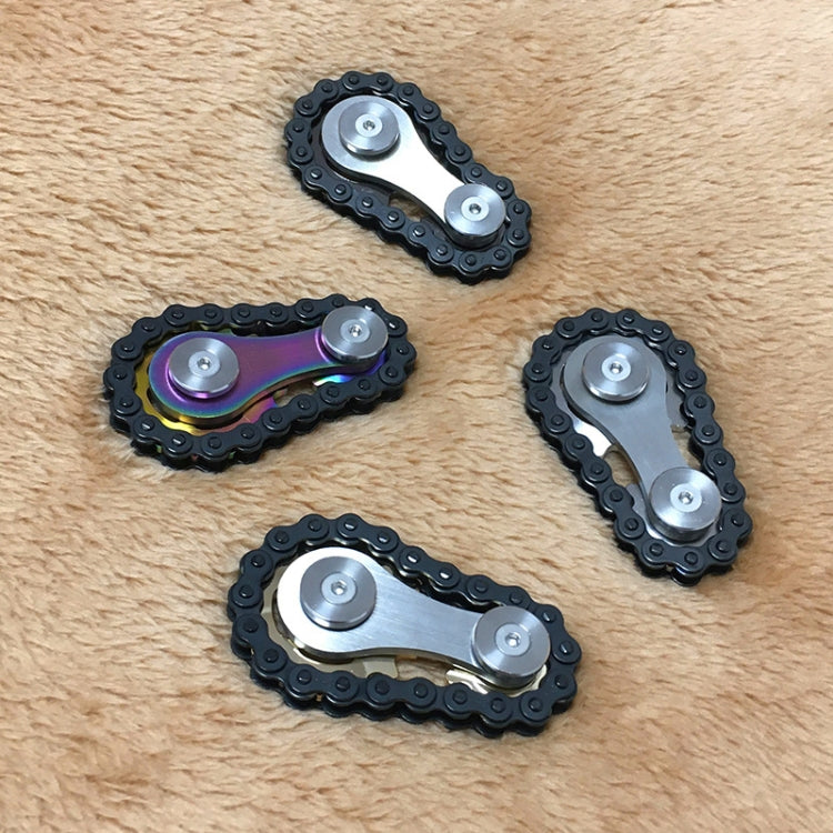 Black Chain Gyro Fingertip Gyro EDC Metal Toy Gear Sprocket Flywheel, Color: Colorful - Spinning Toys by buy2fix | Online Shopping UK | buy2fix
