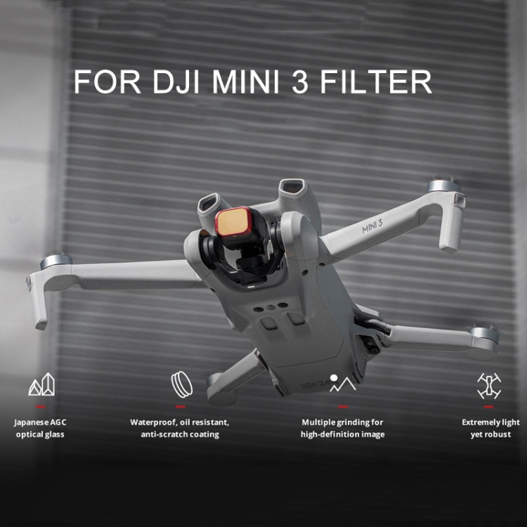 For DJI Mini 3 PGYTECH Filter Aluminum Alloy Drone Filter,Spec: ND 16/64/128/256 - Other by PGYTECH | Online Shopping UK | buy2fix