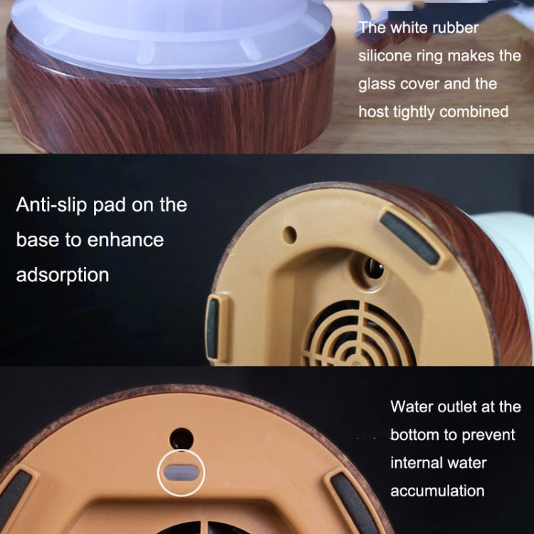 AOD-8 Jungle Discovery 3D Glass Aromatherapy Machine Silent Bedroom Mini Humidifier US Plug - Air Purifiers & Parts by buy2fix | Online Shopping UK | buy2fix