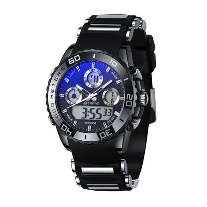 STRYVE S8023 Sports Watch Nights Light Waterproof Timing Alarm Men Watch(Black) - Sport Watches by STRYVE | Online Shopping UK | buy2fix