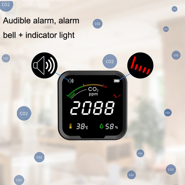 PTH-9C Gas Detector Infrared Carbon Dioxide Detector Temperature And Humidity Meter - Consumer Electronics by buy2fix | Online Shopping UK | buy2fix