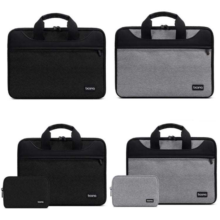 Baona BN-I003 Oxford Cloth Full Open Portable Waterproof Laptop Bag, Size: 11/12 inches(Black+Power Bag) - 10 - 11 inch by Baona | Online Shopping UK | buy2fix