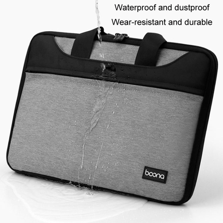 Baona BN-I003 Oxford Cloth Full Open Portable Waterproof Laptop Bag, Size: 11/12 inches(Black+Power Bag) - 10 - 11 inch by Baona | Online Shopping UK | buy2fix