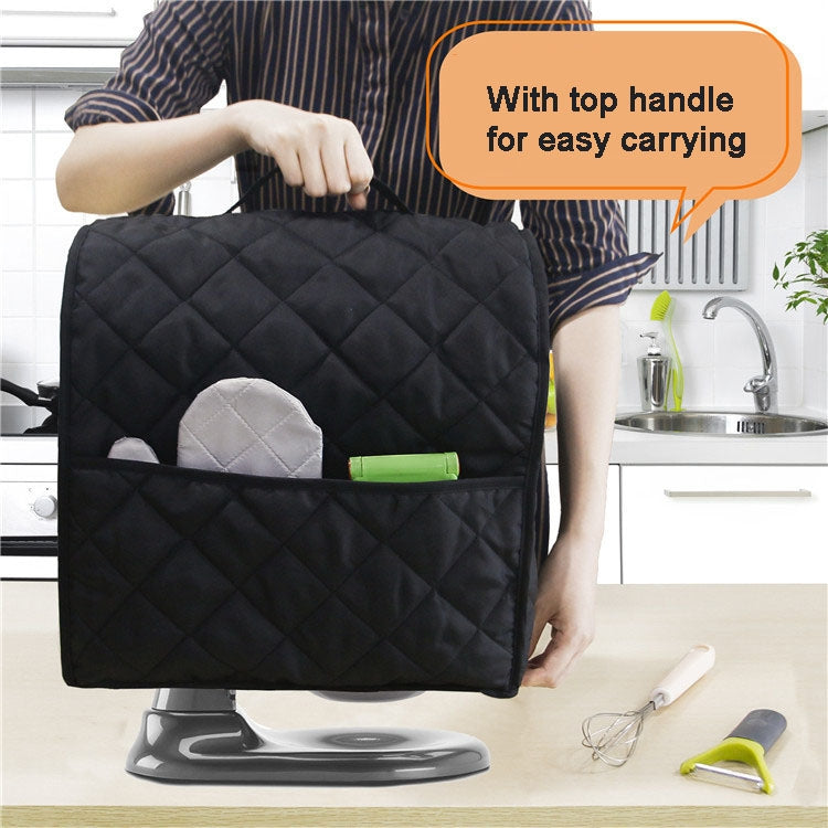 For KitchenAid 4.5QT Mixer Machine Dust Cover Waterproof Storage Bag 36 x 23 x 36cm(Grey) - Kitchen Machine Accessories by buy2fix | Online Shopping UK | buy2fix