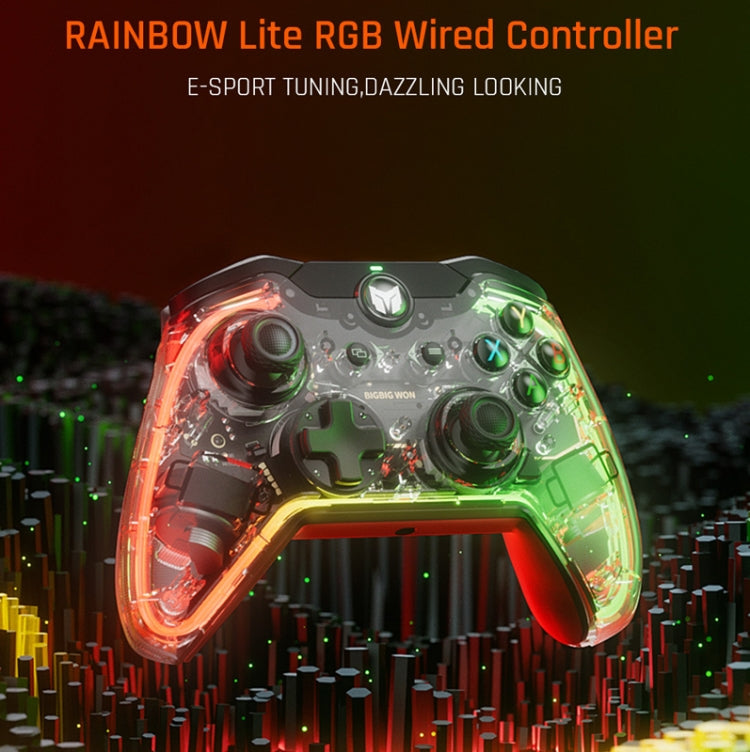 BIGBIGWON C1 Lite+R90 RGB Light Wired Gamepad Controller For PC/Switch - Gamepads by buy2fix | Online Shopping UK | buy2fix