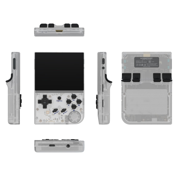 ANBERNIC RG35XX 3.5-inch Retro Handheld Game Console Open Source Game Player  64G+128G 13000+ Games(Grey) - Pocket Console by ANBERNIC | Online Shopping UK | buy2fix