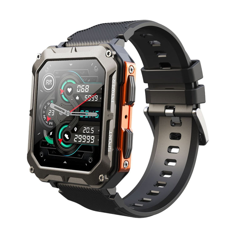 1.83 Inch IP68 Waterproof Bluetooth Call Sports Smart Watch Outdoor Three-Proof Multifunctional Watch(Orange) - Smart Watches by buy2fix | Online Shopping UK | buy2fix