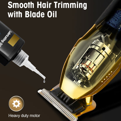 USB LCD Digital Display Haircutter Men Home Haircutter(Black Green) - Hair Trimmer by buy2fix | Online Shopping UK | buy2fix