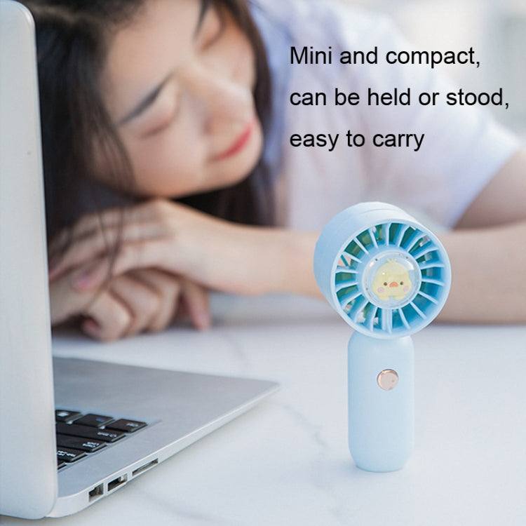 Hand Holds Small Fan Portable Mini Pocket Fan, Style: White Duck - Electric Fans by buy2fix | Online Shopping UK | buy2fix