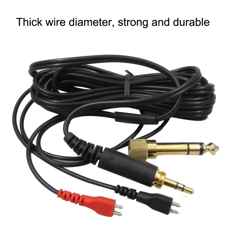 For Sennheiser HD25 / HD560 / HD540 / HD480 / HD430 / HD250 Headset Audio Cable(Two Sides Equivalent) - Headset Accessories by buy2fix | Online Shopping UK | buy2fix