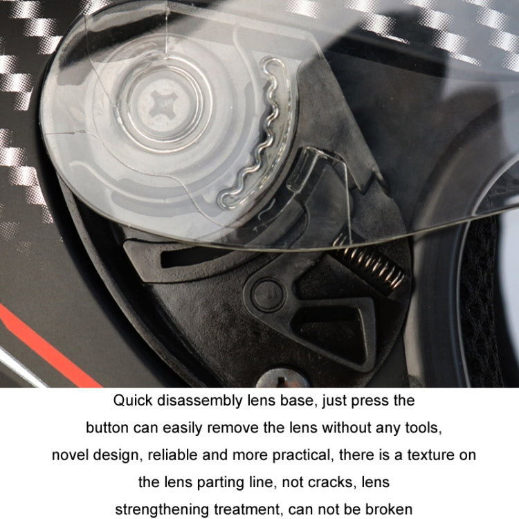 KUQIBAO Motorcycle Bluetooth Headset Double Lens Helmet With Braid, Size: M(Scrub Black) - Helmets by KUQIBAO | Online Shopping UK | buy2fix