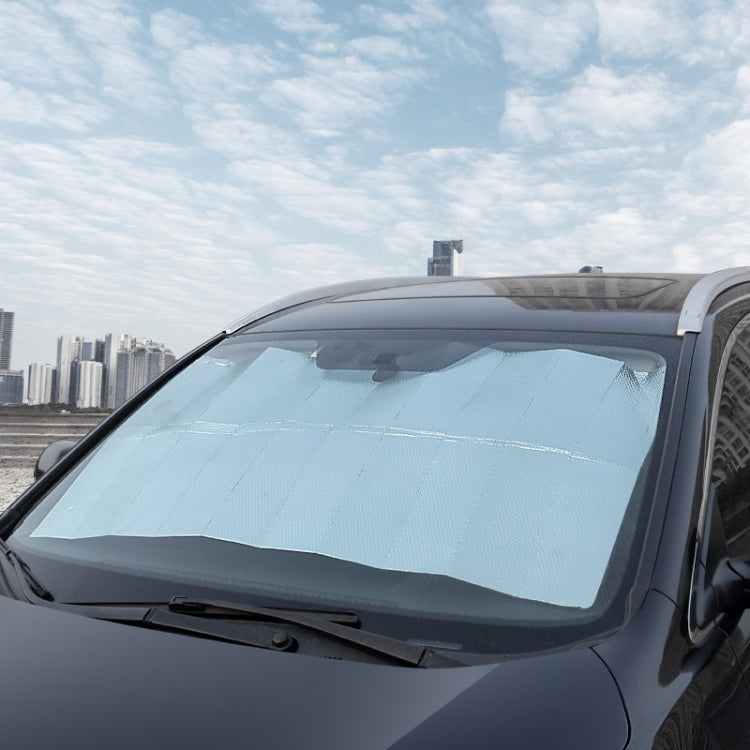 140x75cm Car Front Windshield Sun Protection Heat Insulation Foldable Sunshade - Window Foils & Solar Protection by buy2fix | Online Shopping UK | buy2fix